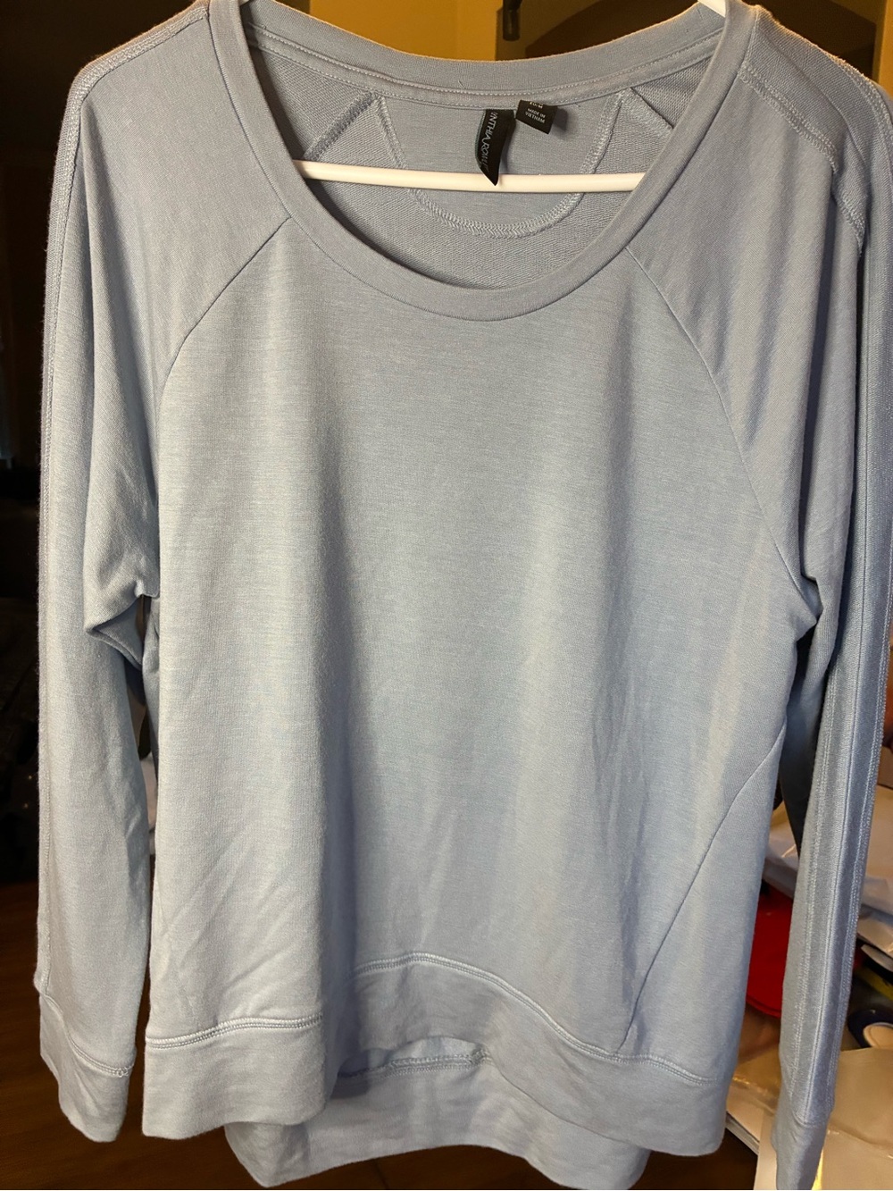 Cynthia Rowley Light Blue Long Sleeve Pullover Top